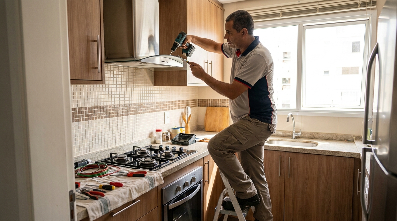Instalação de Exaustor em Guarulhos‑SP