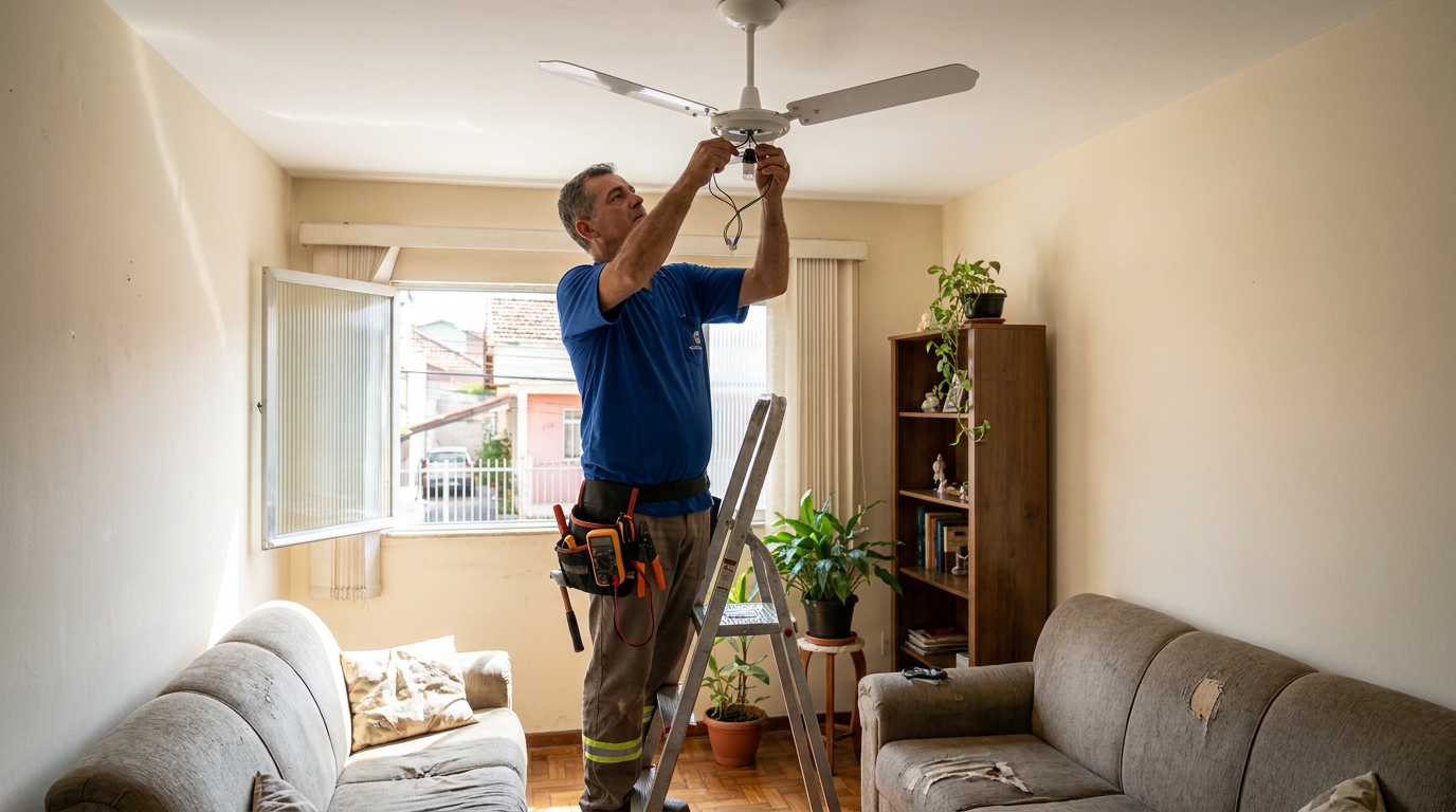 Montagem de Ventilador em Guarulhos‑SP